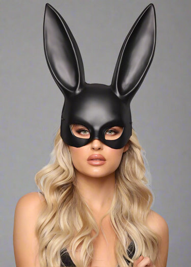Plastic Bunny Mask Rabbit Masquerade Mask Bunny Ear Half Mask Party Ball Mask Cosplay Accessory for Easter Halloween